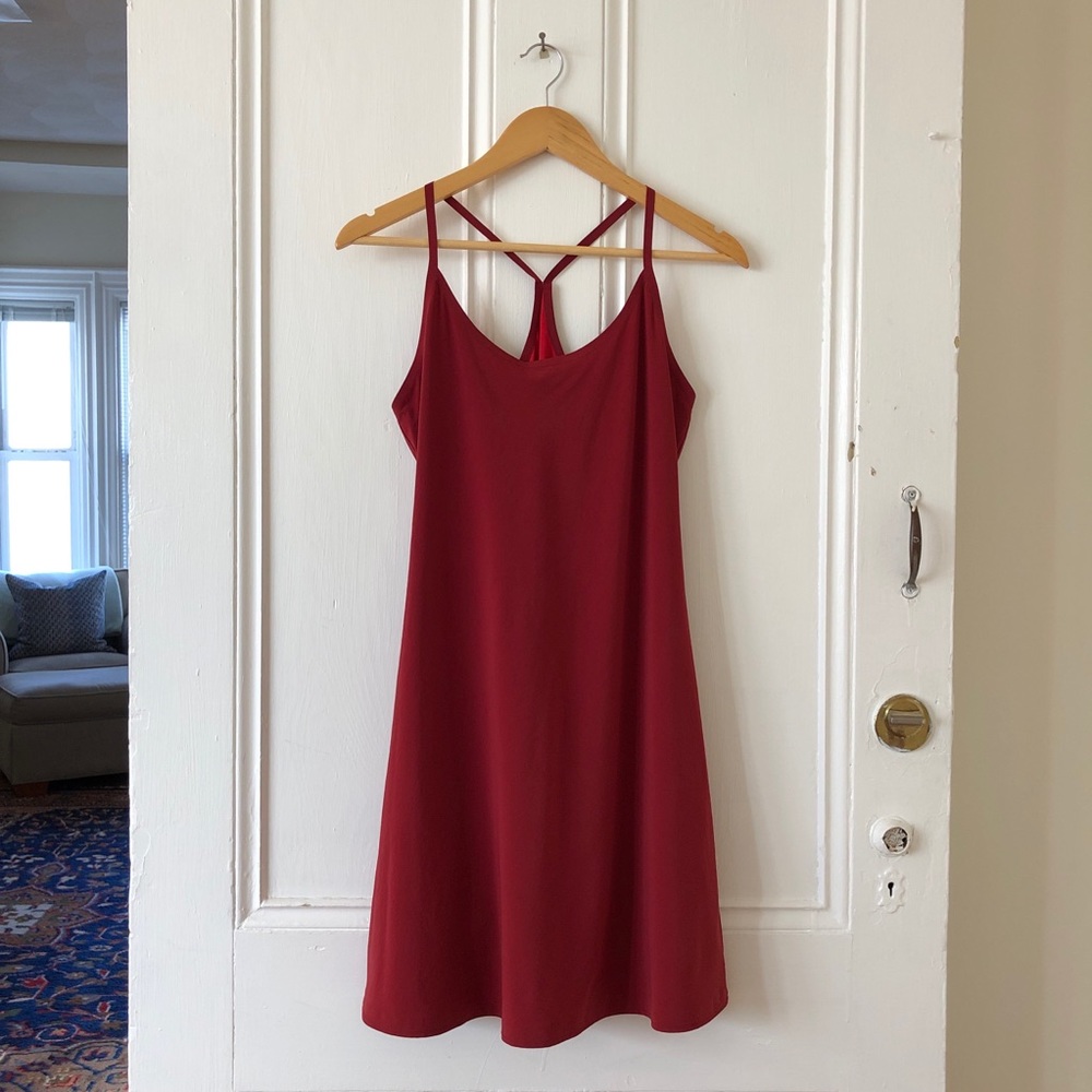 Outdoor Voices NWT L Exercise Dress Biking Red